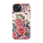 Floral Rose Magnetic Phone Case — Impact-Resistant Protective Cover