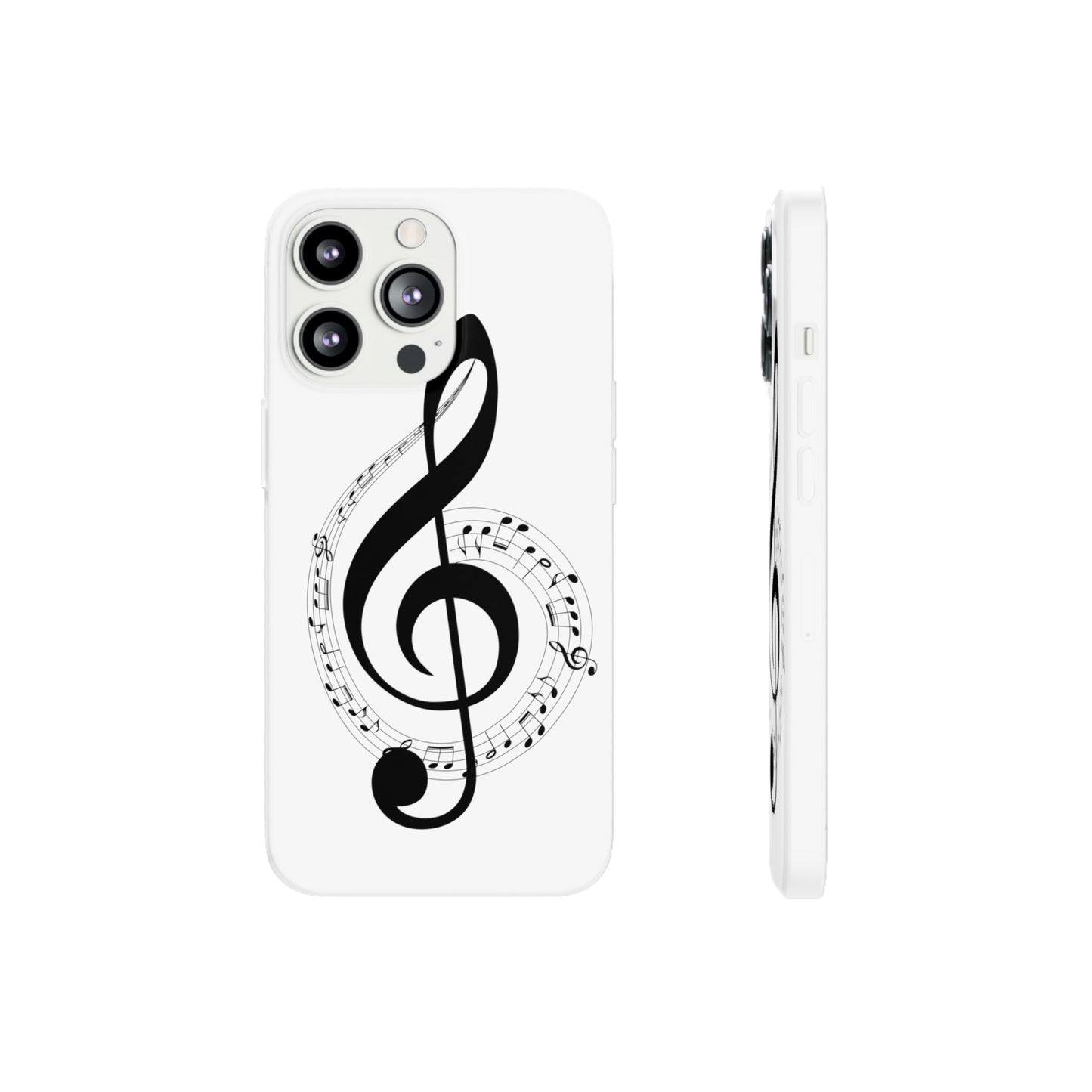Phone Case — Musical Treble Clef Design