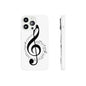 Phone Case — Musical Treble Clef Design