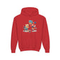 Youth Hockey Hoodie - Cute Kids Ice Hockey Players Pullover (Add Name)