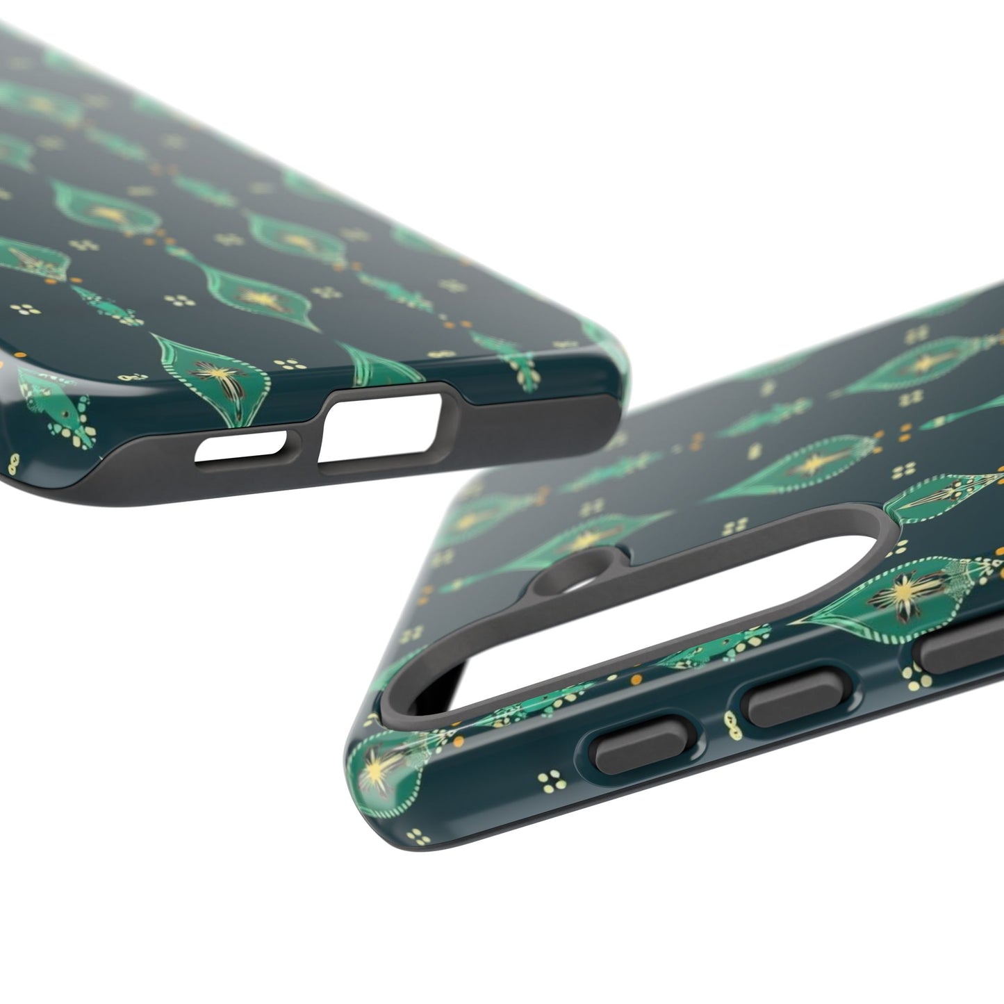 Emerald Boho Teardrop Phone Case