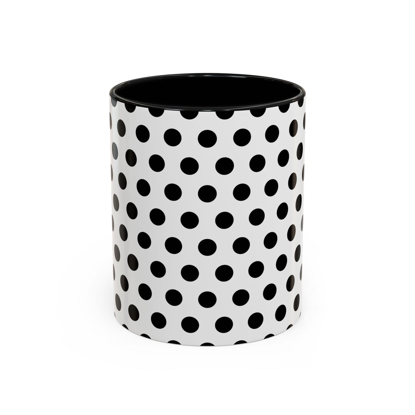 Elegant Polka Dot Mug - Stylish Coffee Cup for Home, Office, Gift for Birthdays, Anniversaries, Holidays, Unique Drinkware
