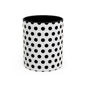 Elegant Polka Dot Mug - Stylish Coffee Cup for Home, Office, Gift for Birthdays, Anniversaries, Holidays, Unique Drinkware