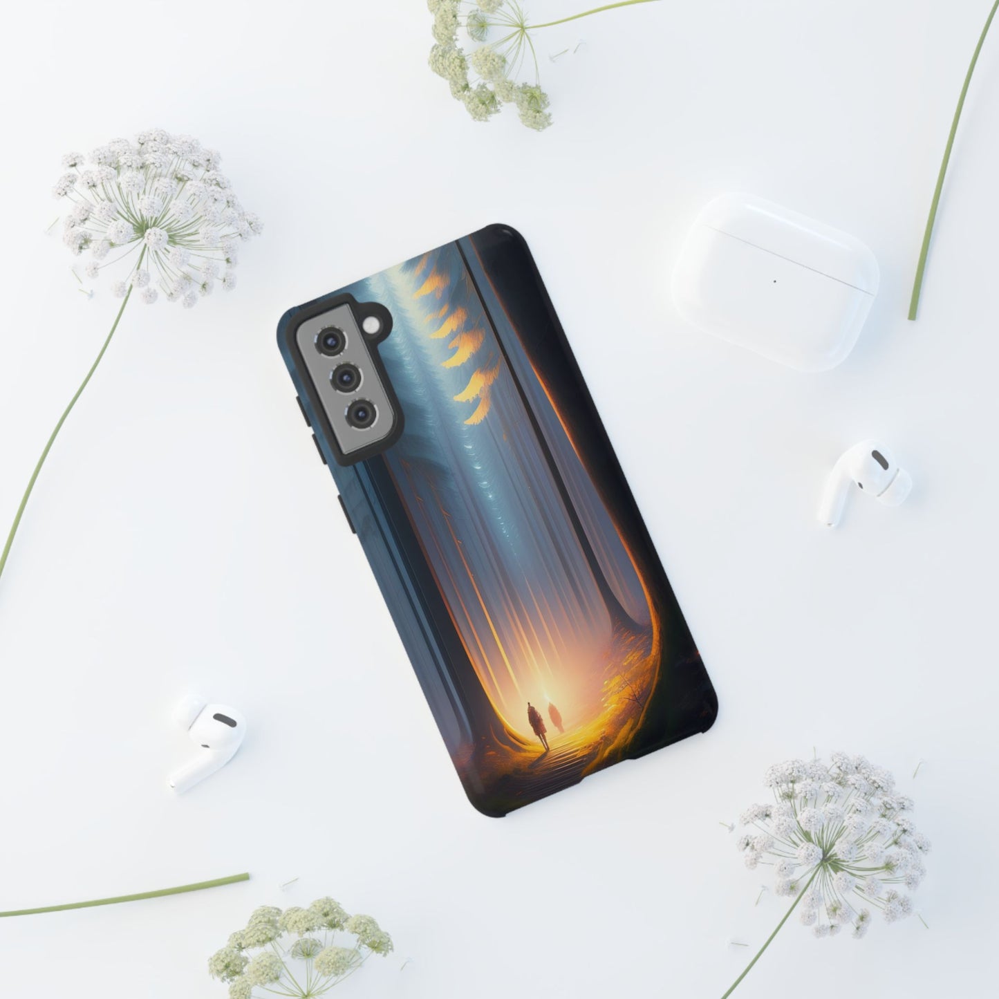 Phone Case — Mystical Forest Nightscape Protective Tough Case