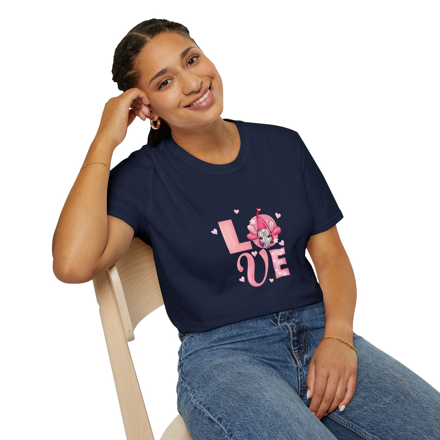 Love Cherry Blossom T-Shirt — Pink Floral "LOVE" Graphic Tee