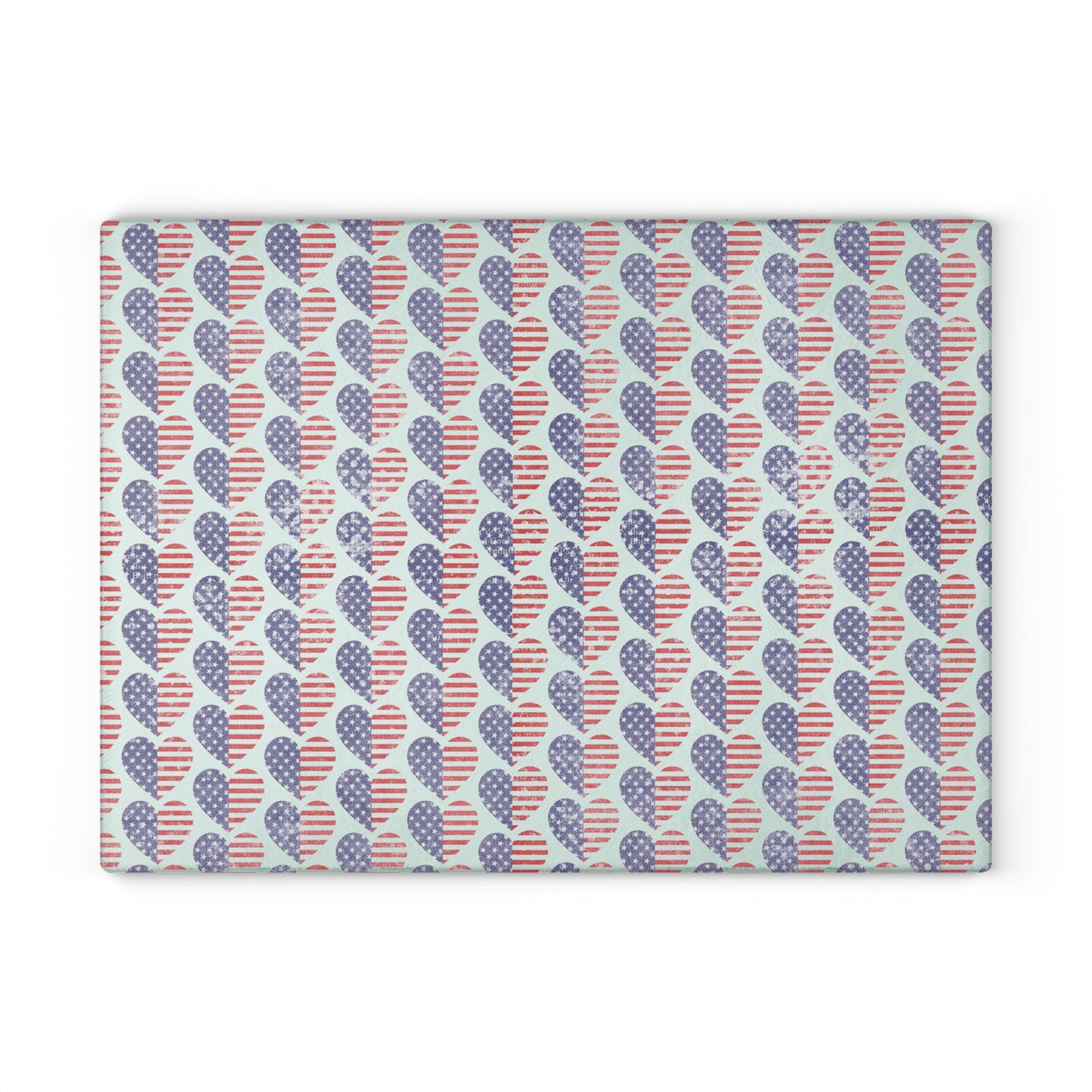 Patriotic Glass Cutting Board for Home Chefs