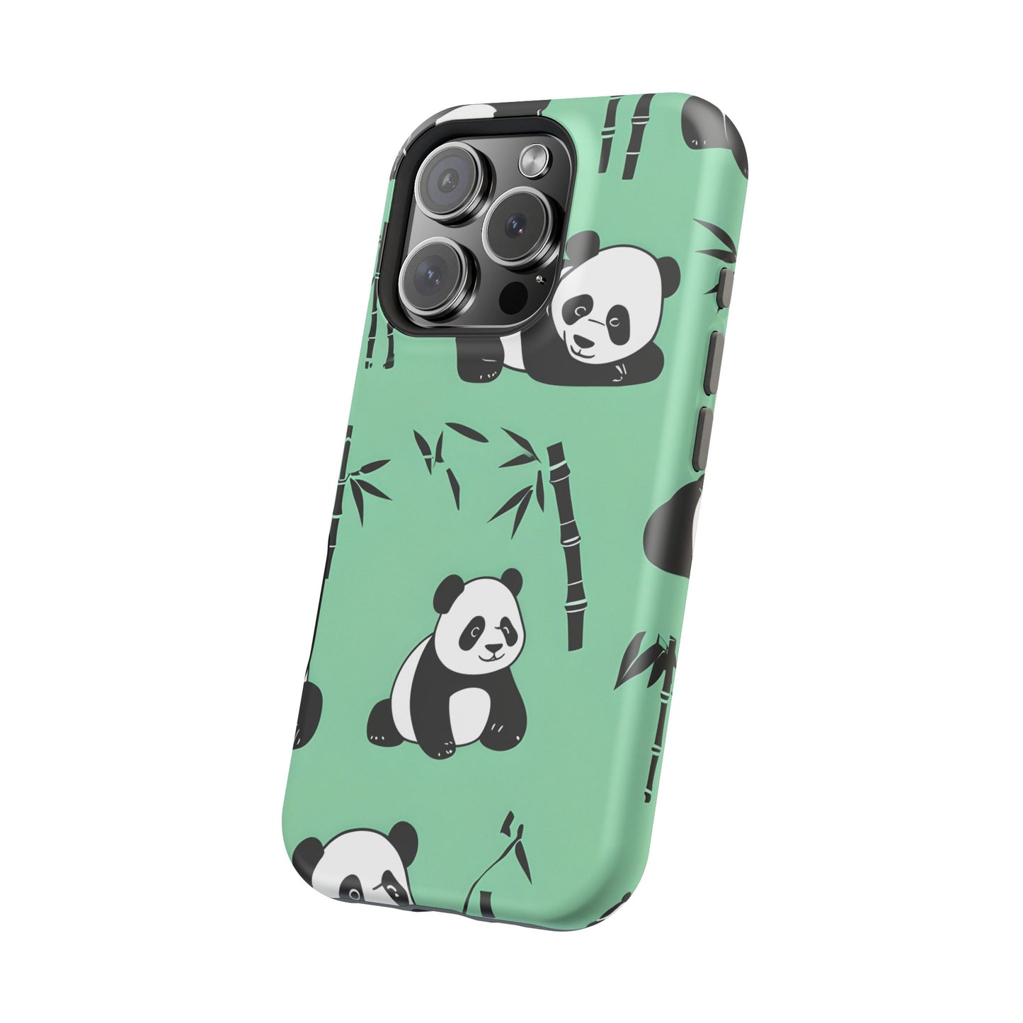 Panda Bamboo Magnetic Impact-Resistant Phone Case