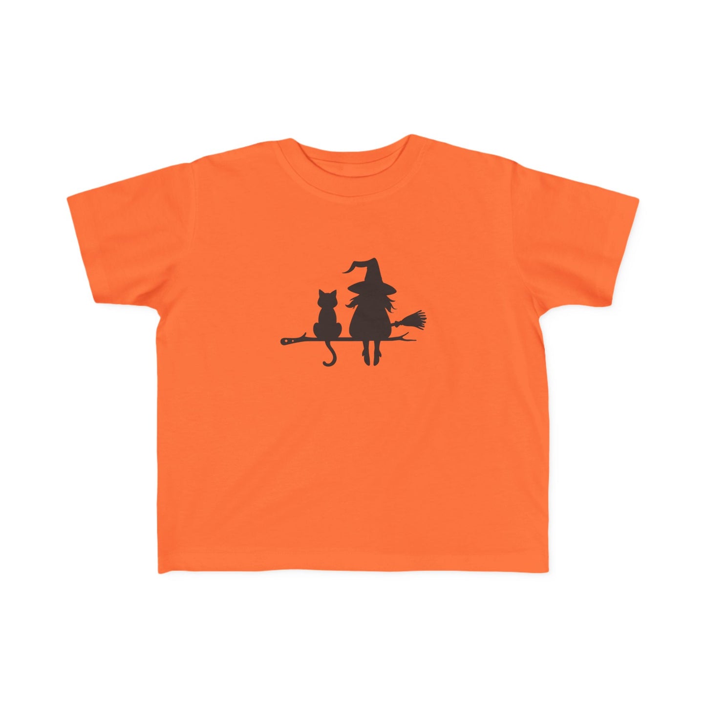 Toddler Witch and Cat Tee | Halloween T-Shirt, Kids Graphic Tee, Witch Shirt, Toddler Costume, Fall Apparel