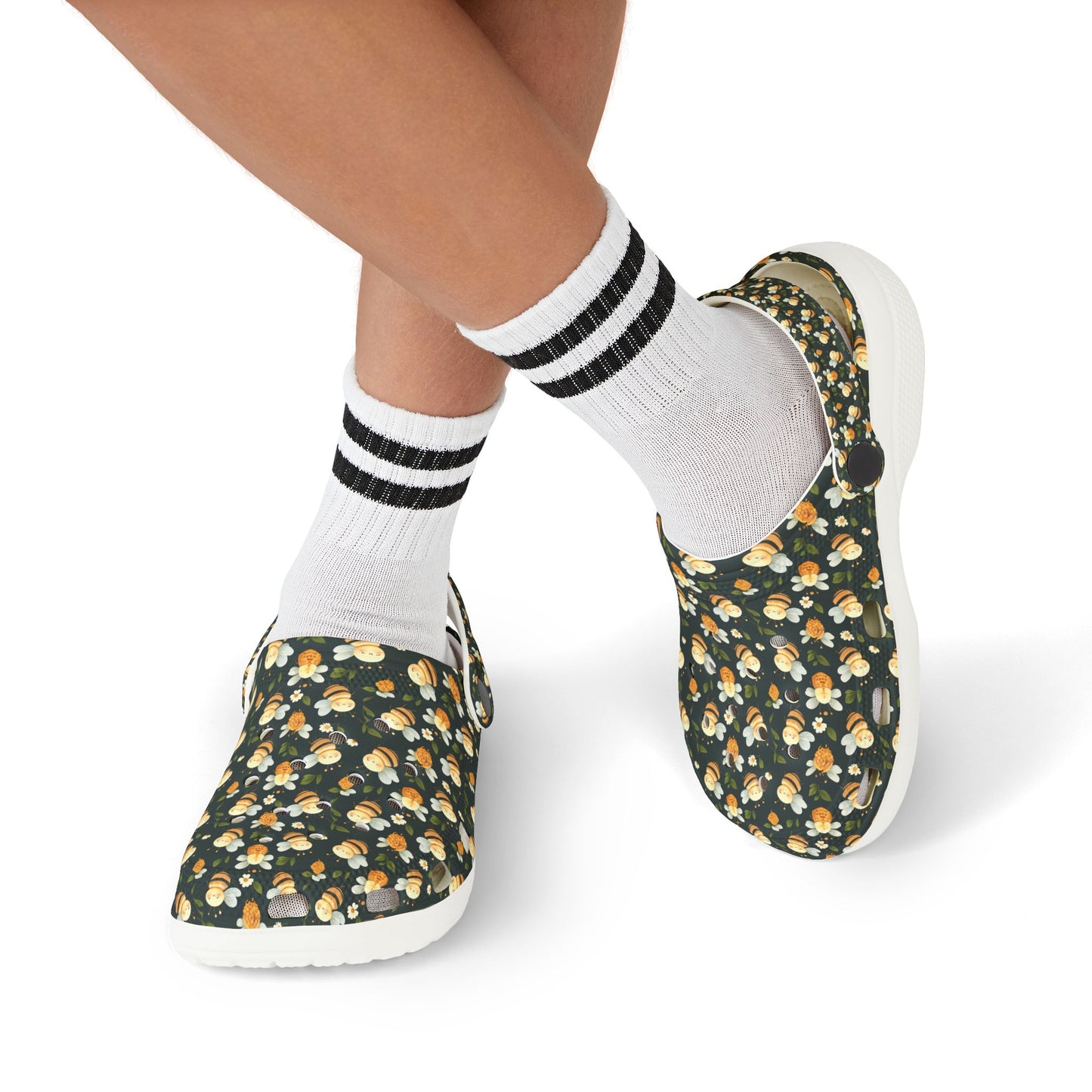 Floral Kid's Foam Clogs