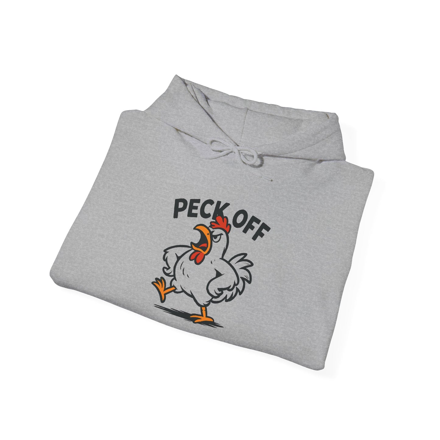 Peck Off Chicken Hoodie – Funny Graphic Poultry Sweatshirt