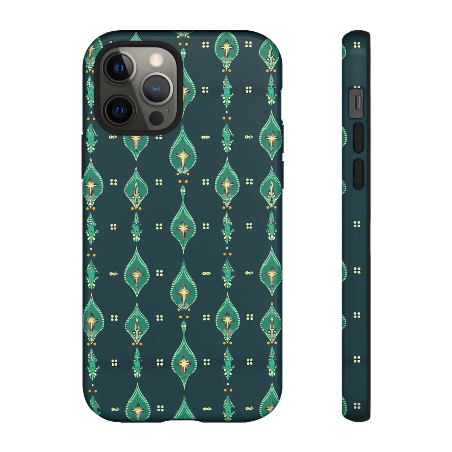 Emerald Boho Teardrop Phone Case