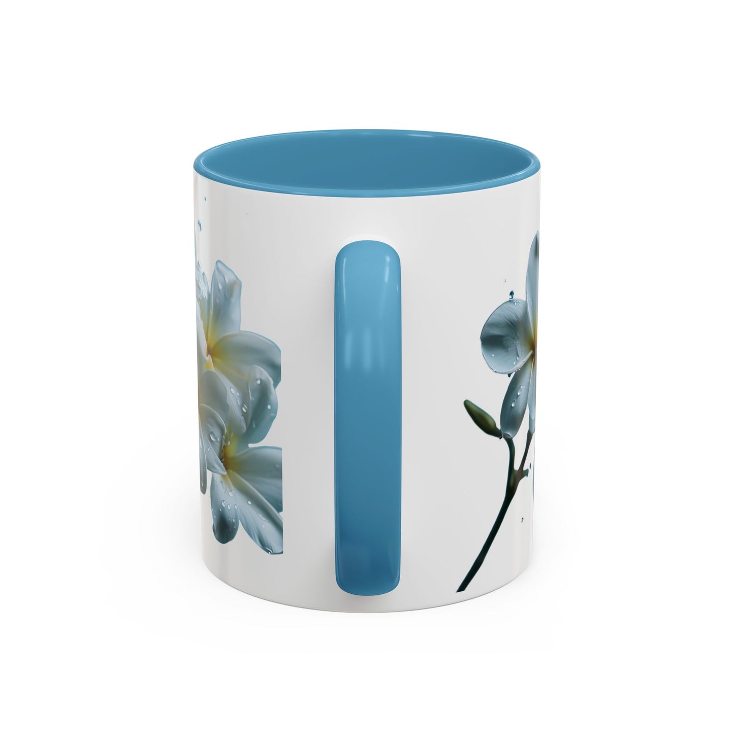 Floral Accent Coffee Mug