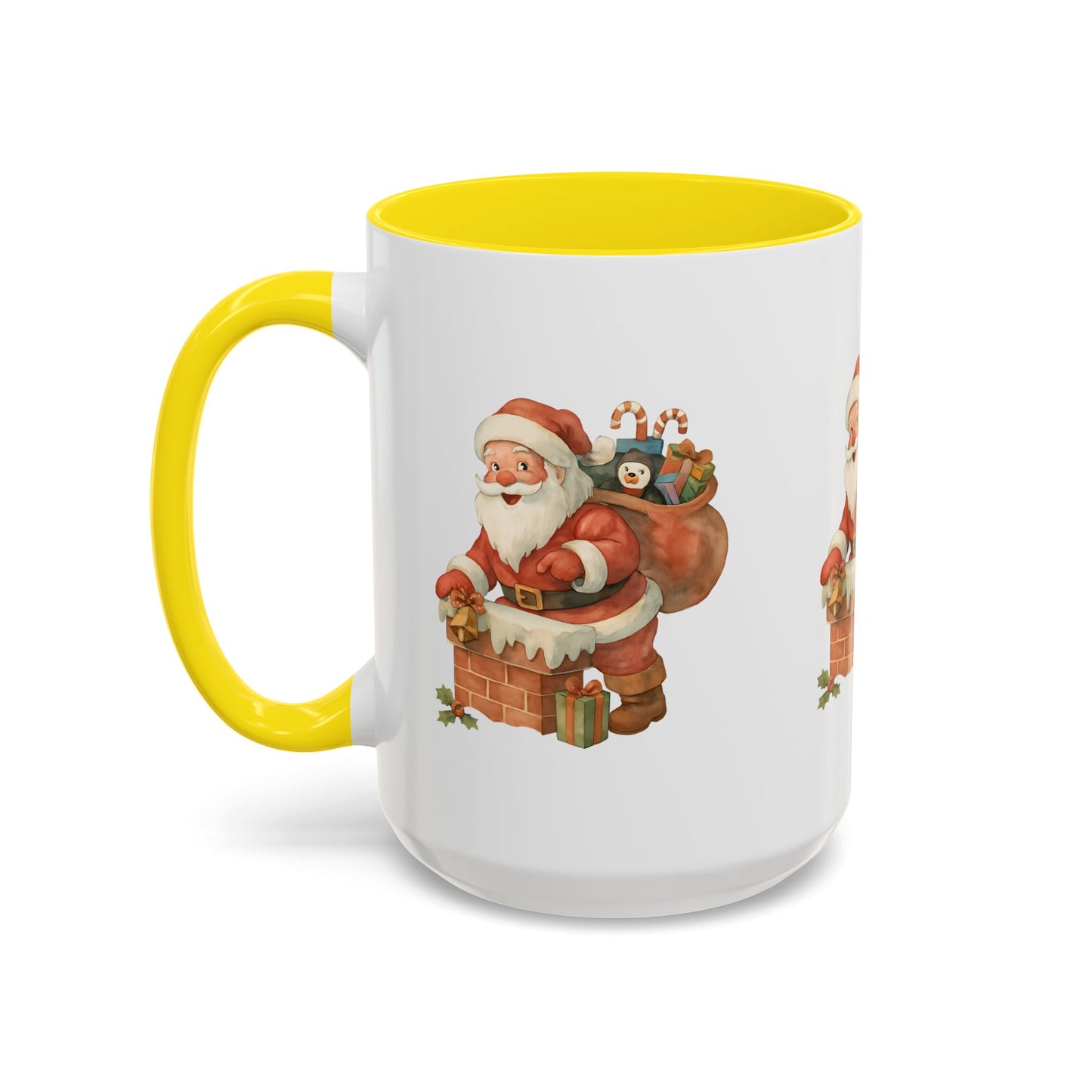 Festive Santa Coffee Mug, Holiday Gift, Christmas Decorations, Cozy Kitchen, Unique Mug, Santa-Themed Drinkware