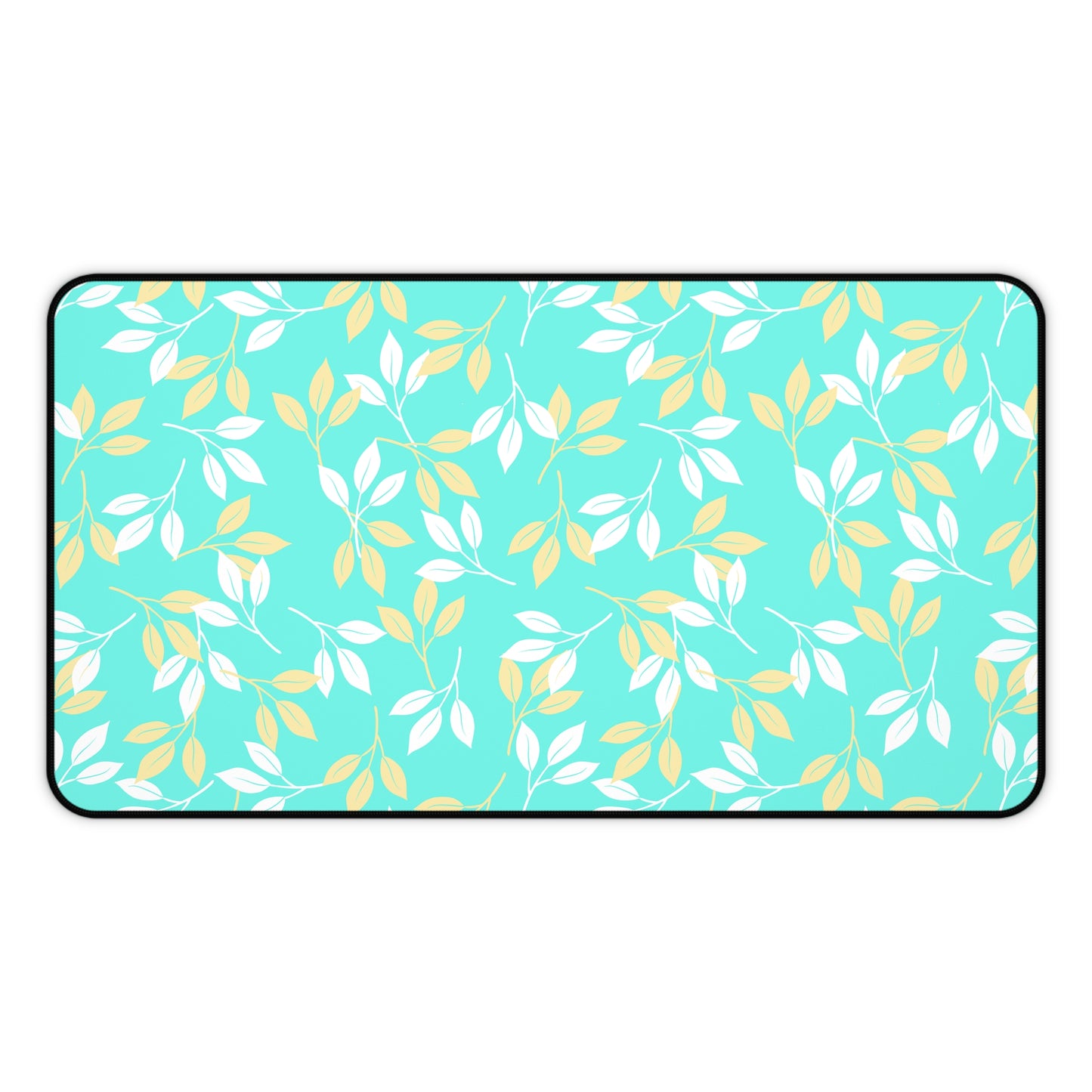 Botanical Desk Mat for Home Office, Leafy Desk Pad, Cute Work Accessory, Floral Mouse Mat, Gift for Students, Greenery Decor