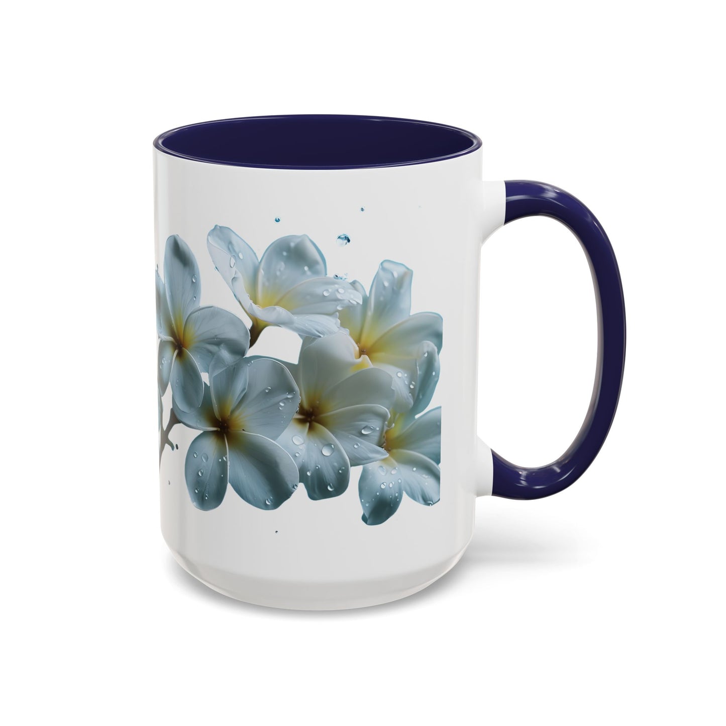 Floral Accent Coffee Mug