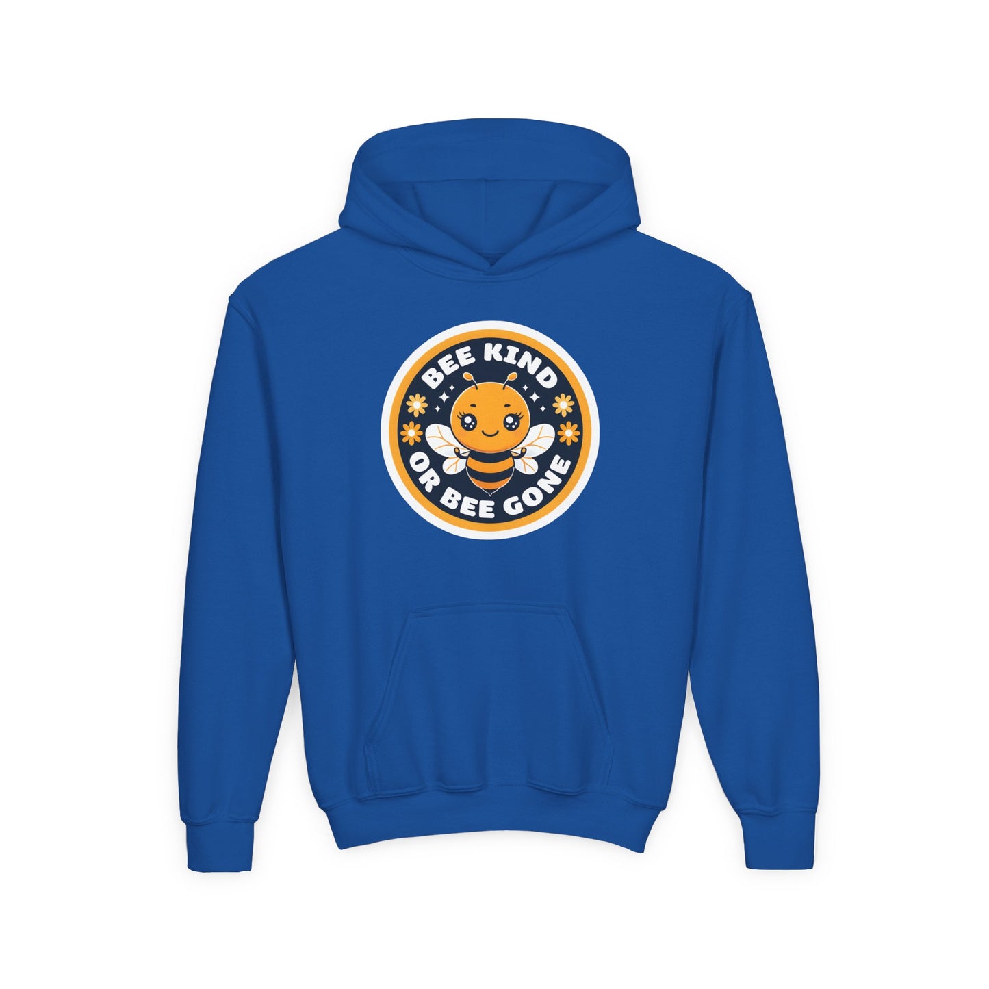 Bee Kind Badge hoodie | Youth Hoodie, Cute Bee Graphic