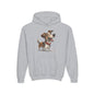 Kids Dog Hoodie – Cute Cartoon Jack Russell Puppy Sweatshirt (Custom Name Option)
