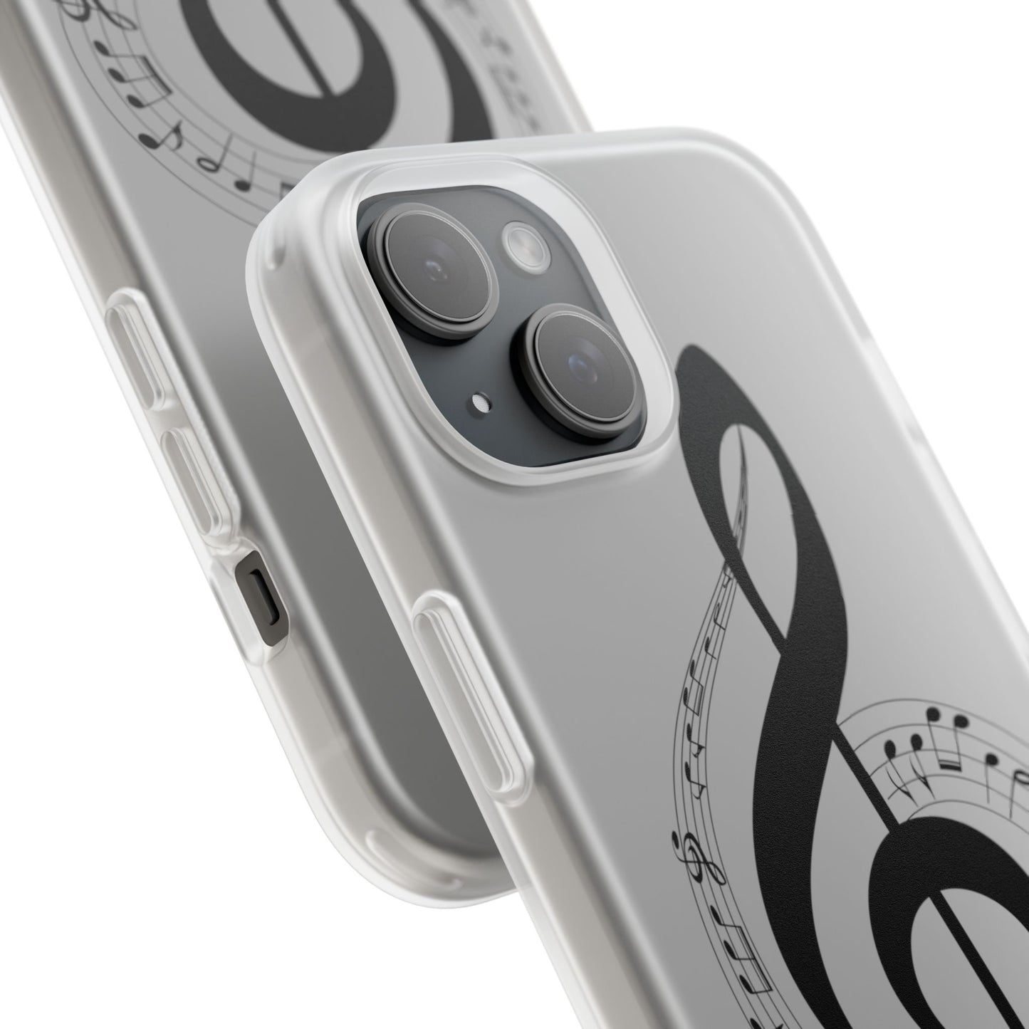 Phone Case — Musical Treble Clef Design