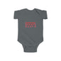 Infant Bodysuit — Red Heart Pattern Baby Onesie (Valentine’s Day)