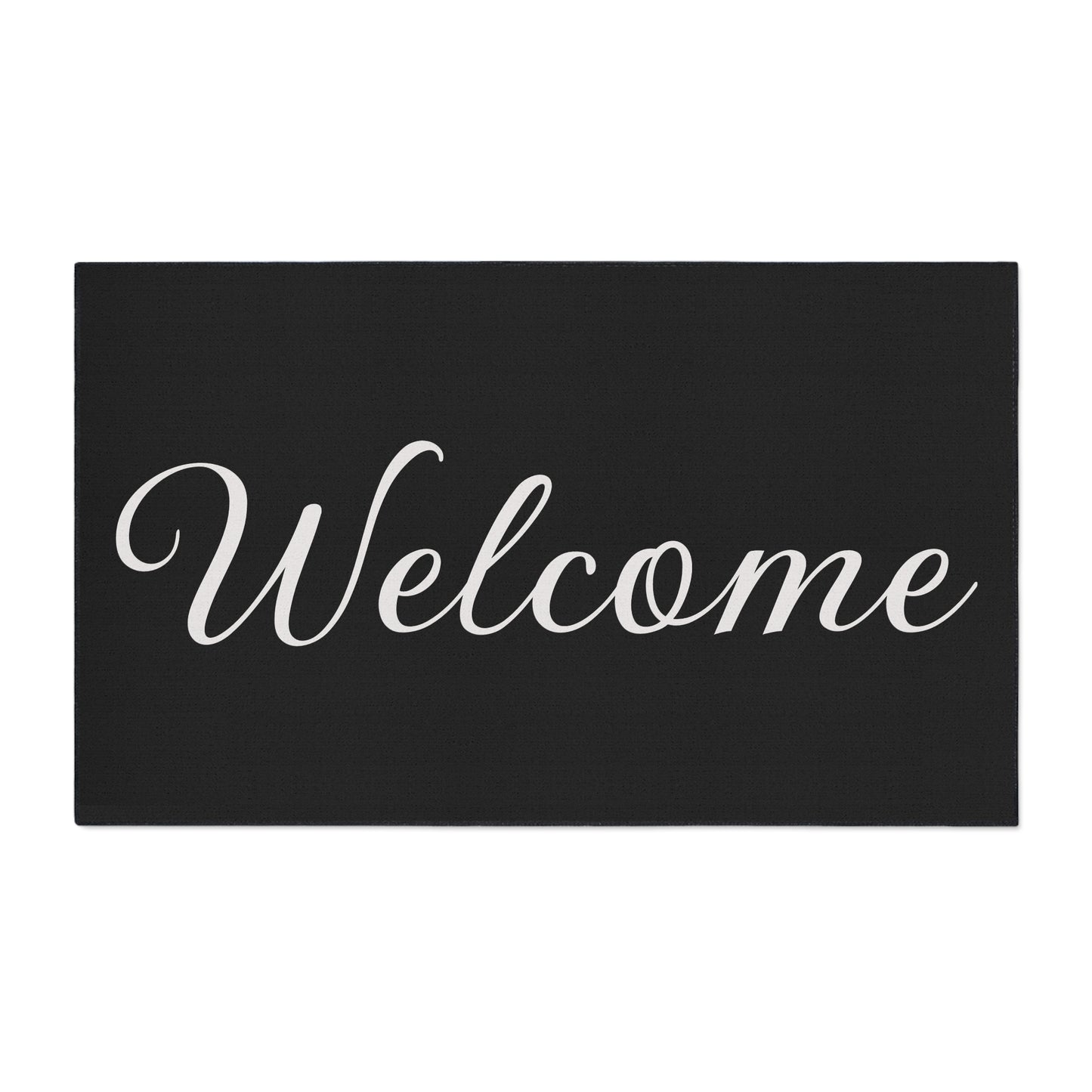 Welcome Heavy Duty Floor Mat — Durable Outdoor/Indoor Doormat with Elegant Script