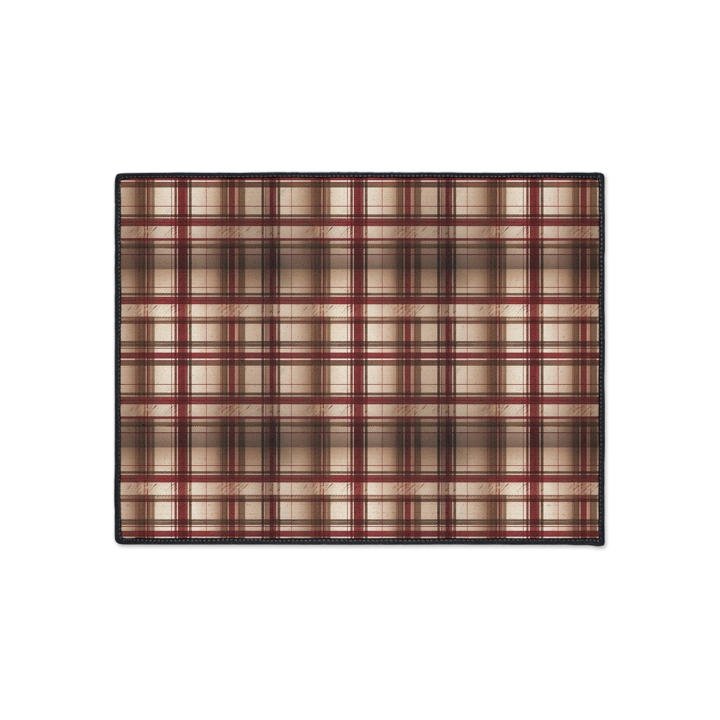 Plaid Floor Mat — Heavy-Duty Non-Slip Rug for Entryway, Kitchen & Mudroom