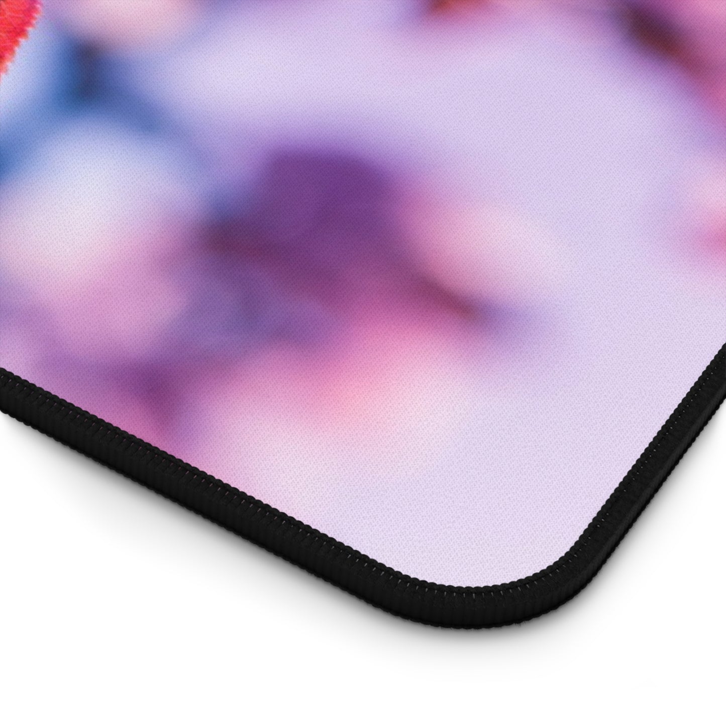 Floral Desk Mat - Elegant Mouse Pad, Office Decor, Gift for Her, Blooming Cherry Blossoms Design, Workstation Accessory, Spring Vibes