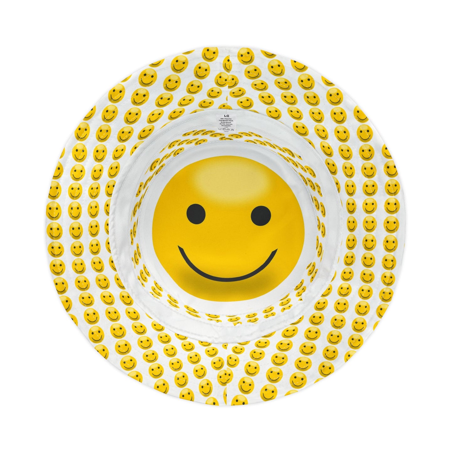 Smiley Face Bucket Hat, Summer Accessory, Fun Gift, Festival Wear, Sunny Day Hat, Cheerful Outdoor Essentials