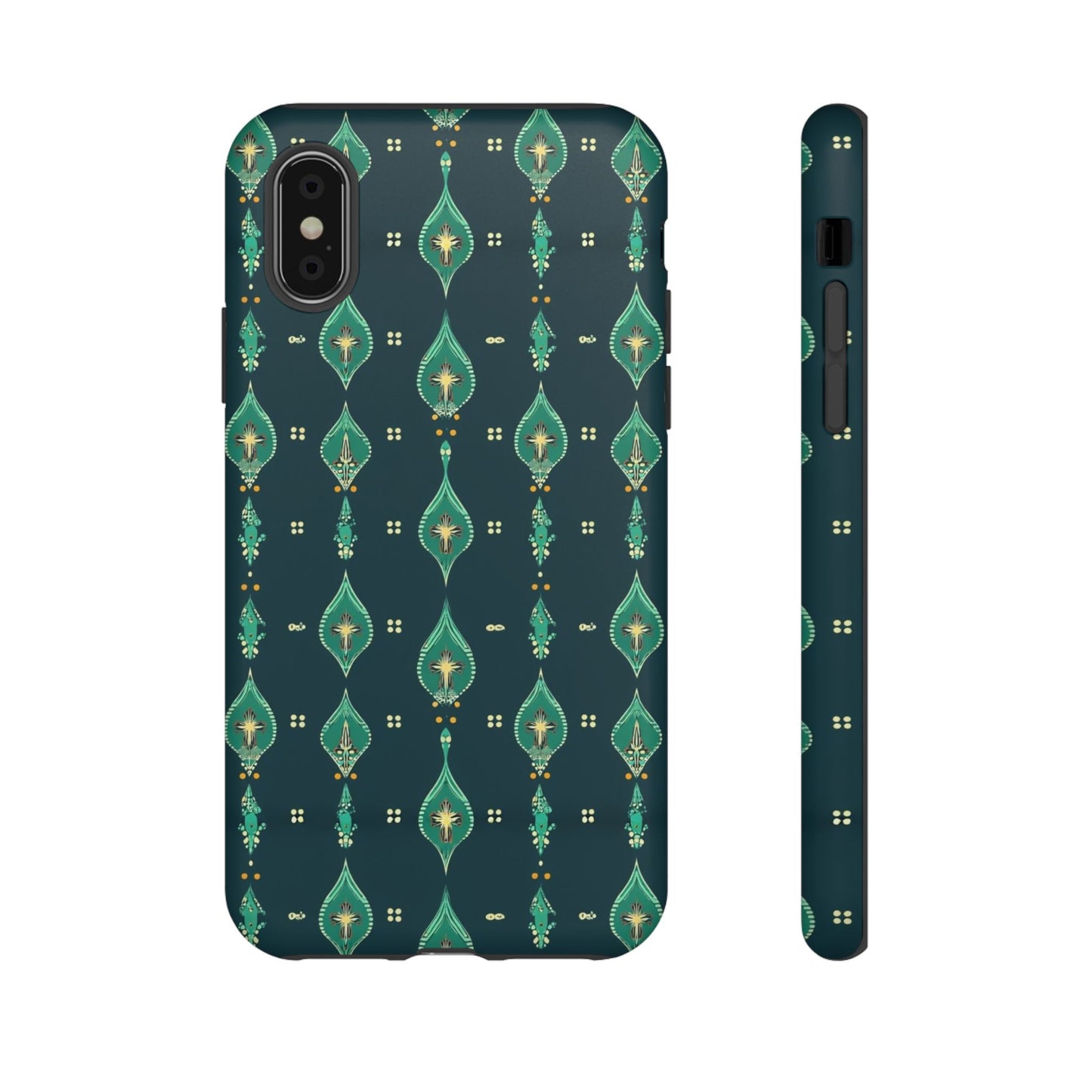 Emerald Boho Teardrop Phone Case