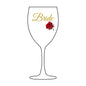 Bride Wine Glass, Engraved Wedding Gift, Toasting Glass for Bridesmaids, Bridal Shower Keepsake, Personalized Gift Idea