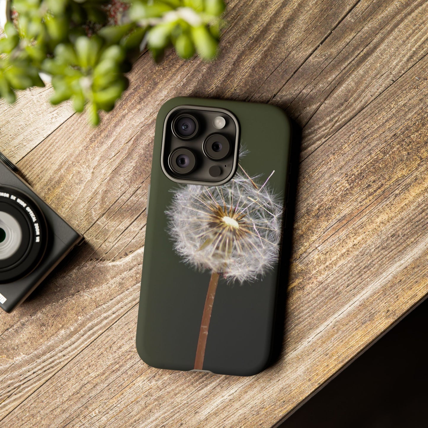 Dandelion Photo Tough Case — Protective Floral Phone Cover