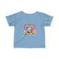 Infant Tee — Cute Heart Kids Valentine Design
