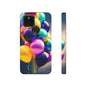 Colorful Balloon Tough Phone Case — Vibrant Party Balloons Protective Cover