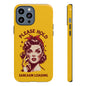 Phone Case - "Please Hold, Sarcasm Loading" Retro Pin-Up Tough Case