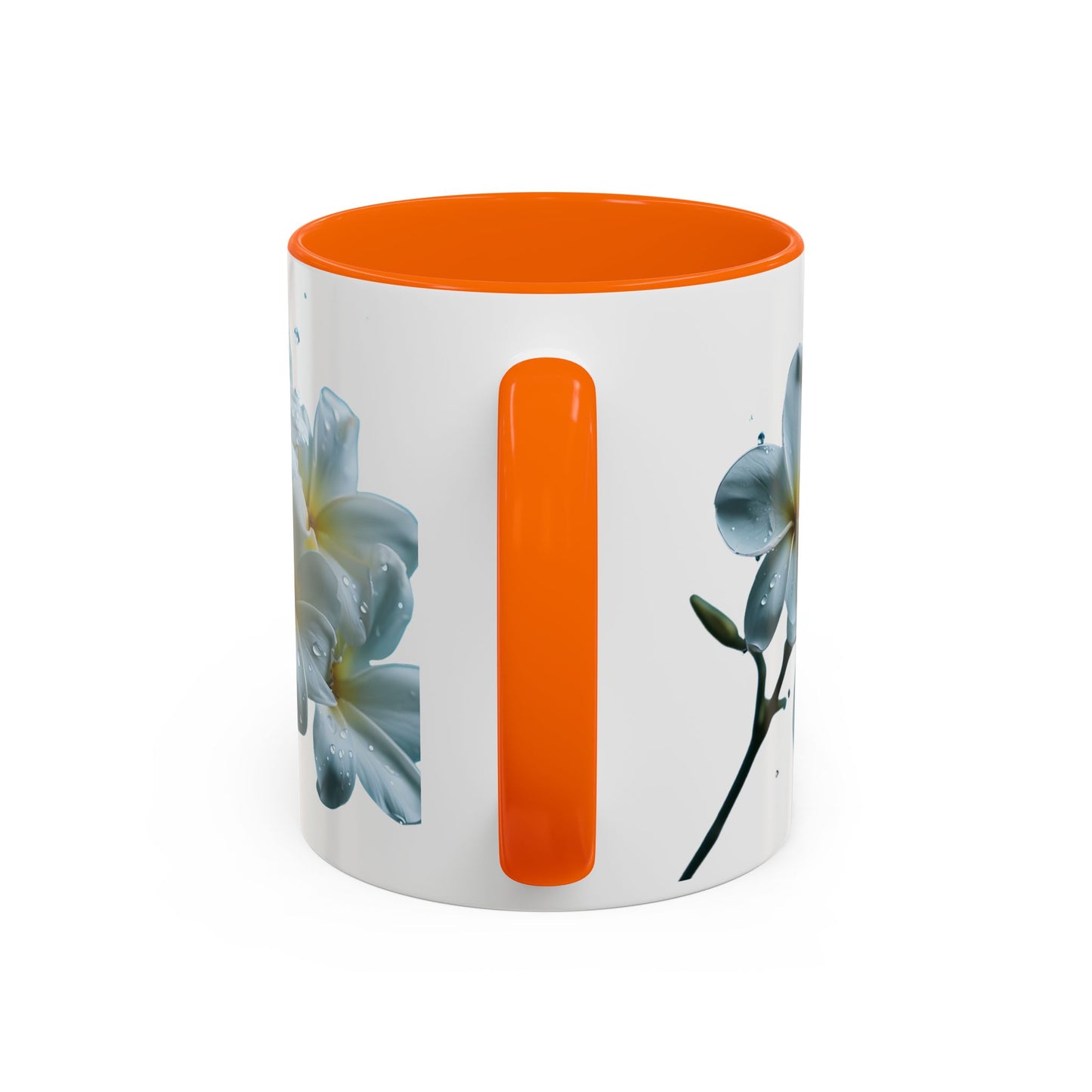 Floral Accent Coffee Mug