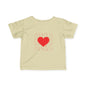Infant Tee – Red Heart Confetti Baby Shirt