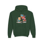 Youth Hockey Hoodie - Cute Kids Ice Hockey Players Pullover (Add Name)