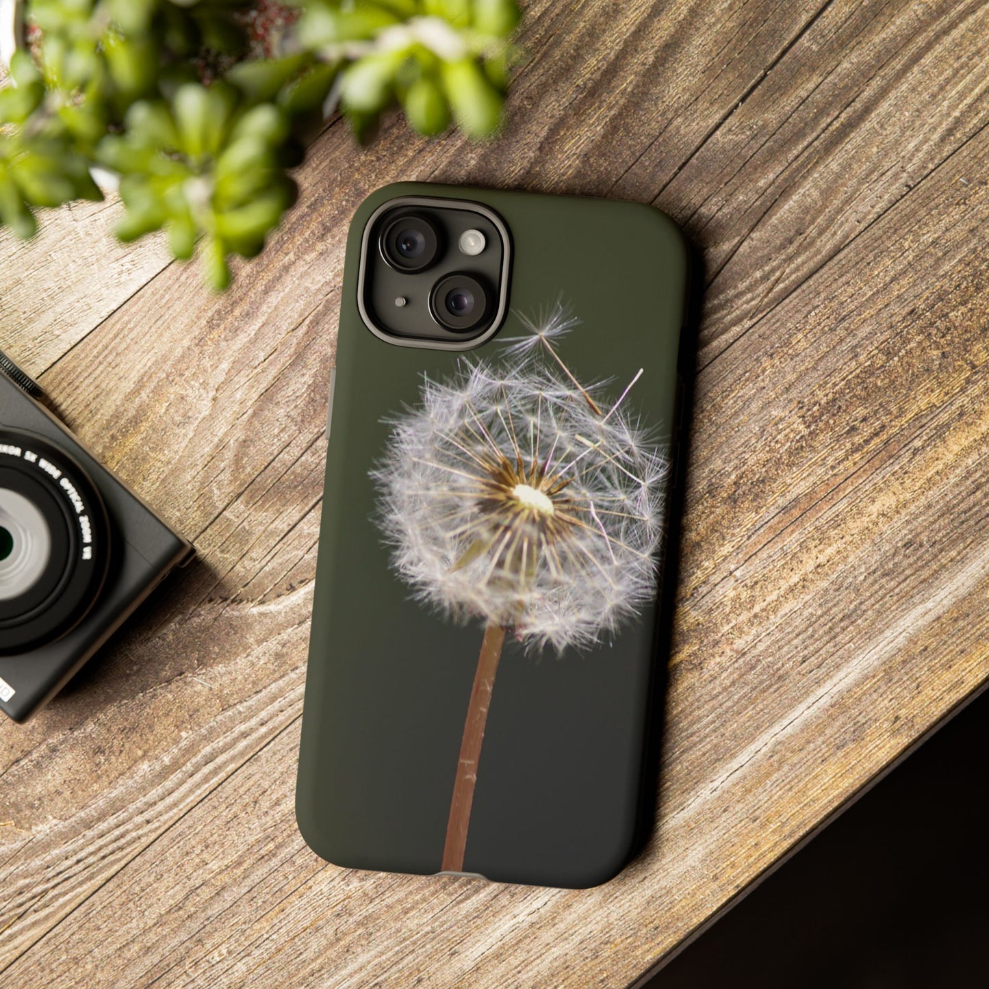 Dandelion Photo Tough Case — Protective Floral Phone Cover