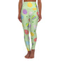 Easter Egg High Waisted Yoga Leggings