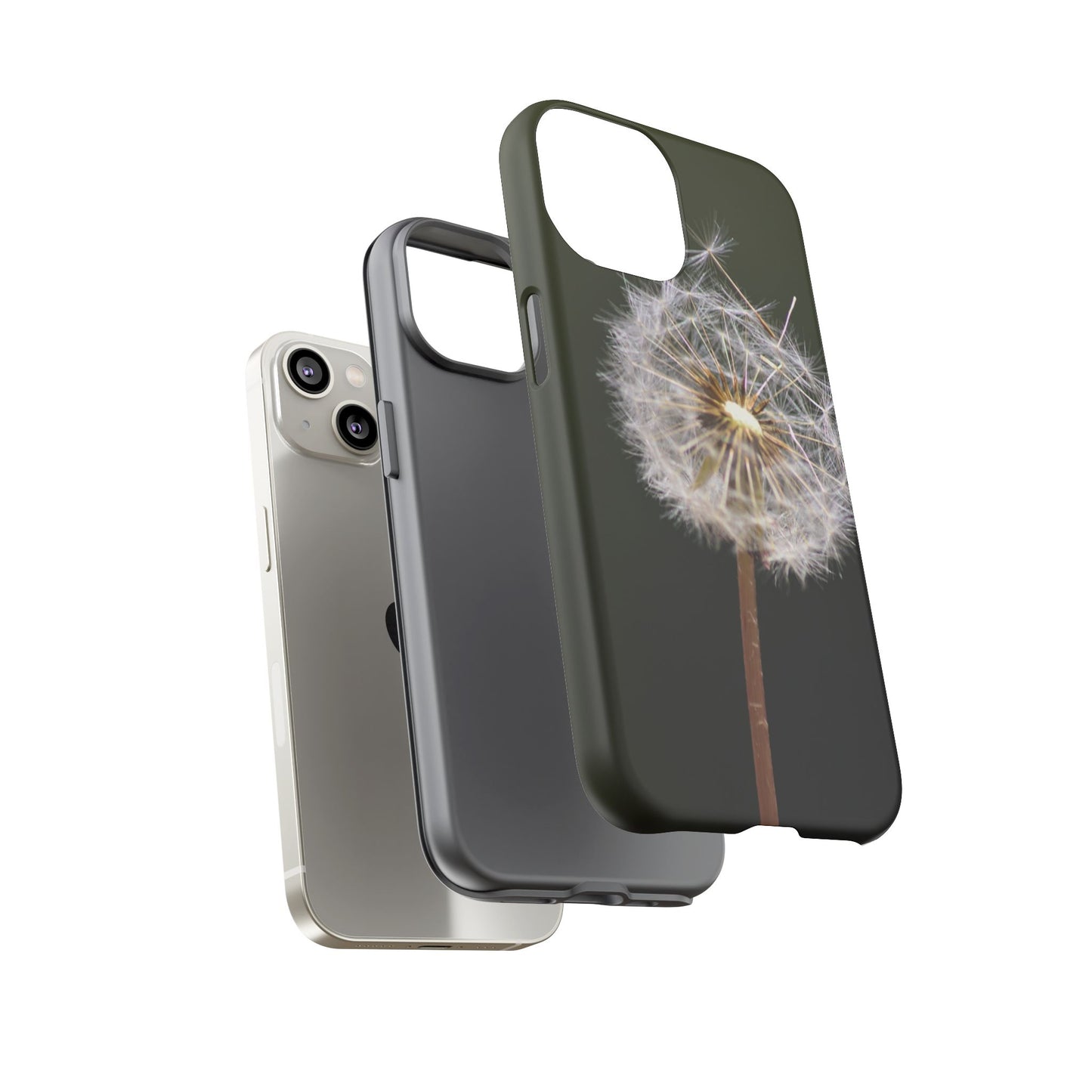 Dandelion Photo Tough Case — Protective Floral Phone Cover