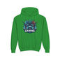 Youth Gaming Hoodie — Robotic Gamer Emblem Sweatshirt