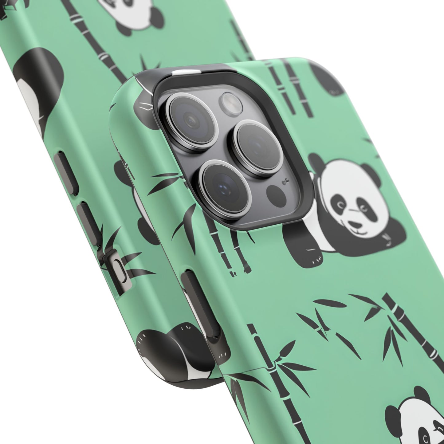 Panda Bamboo Magnetic Impact-Resistant Phone Case