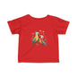 Infant Tee — Cute Pair of Parrots Baby Shirt (Hearts & Love)