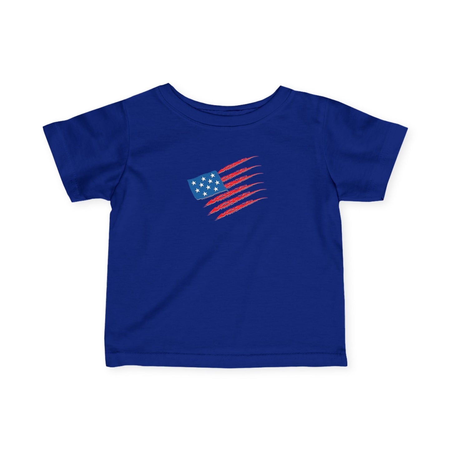 Patriotic Infant Tee - USA Flag Theme