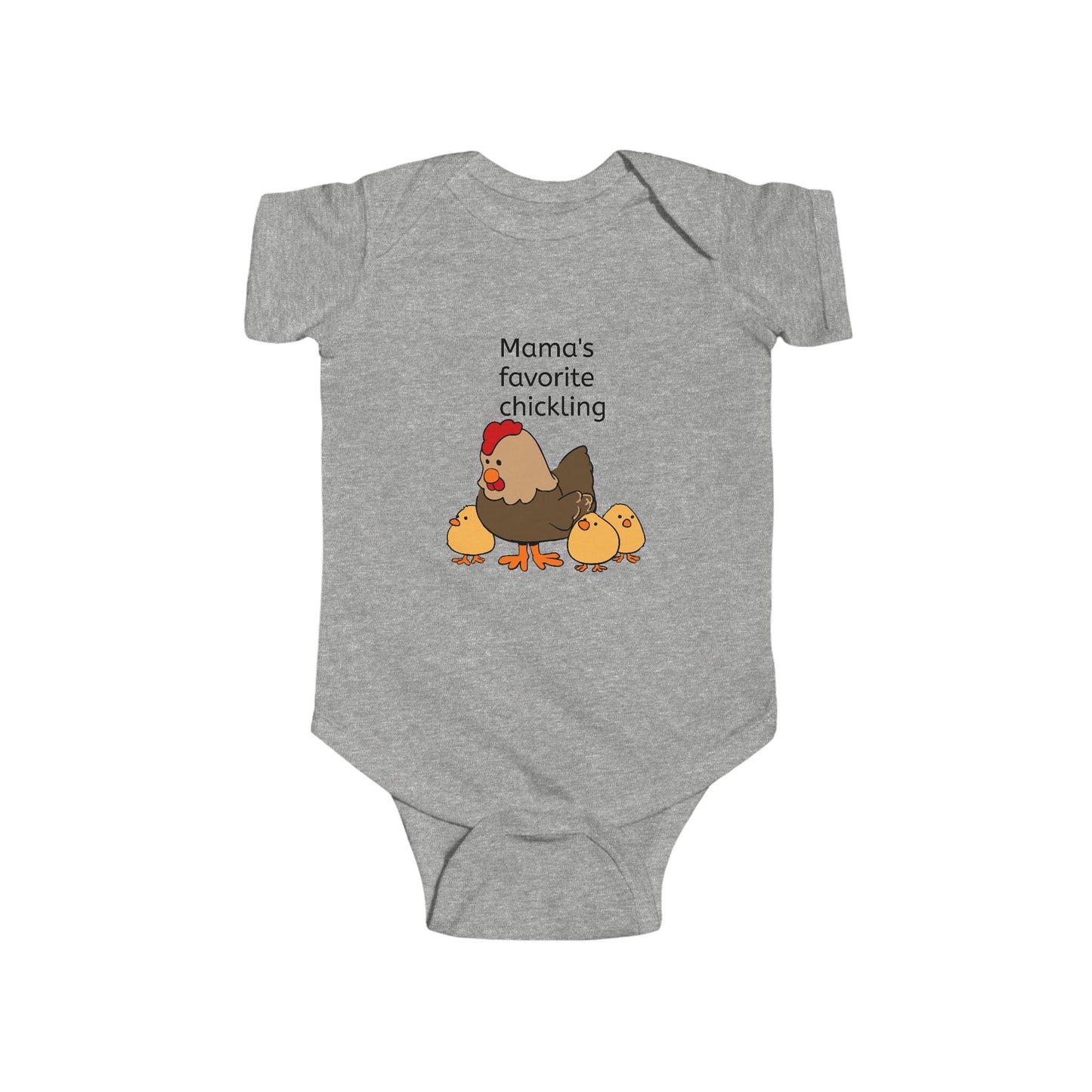 Mama Favorite Chickling Infant Bodysuit, Baby Shower Gift, Cute Baby Outfit