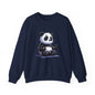 Crewneck Sweatshirt — Meditating Panda Graphic Cozy Pullover