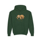 Youth Hoodie — 'Napaholic' Cute Sleeping Sloth Pullover