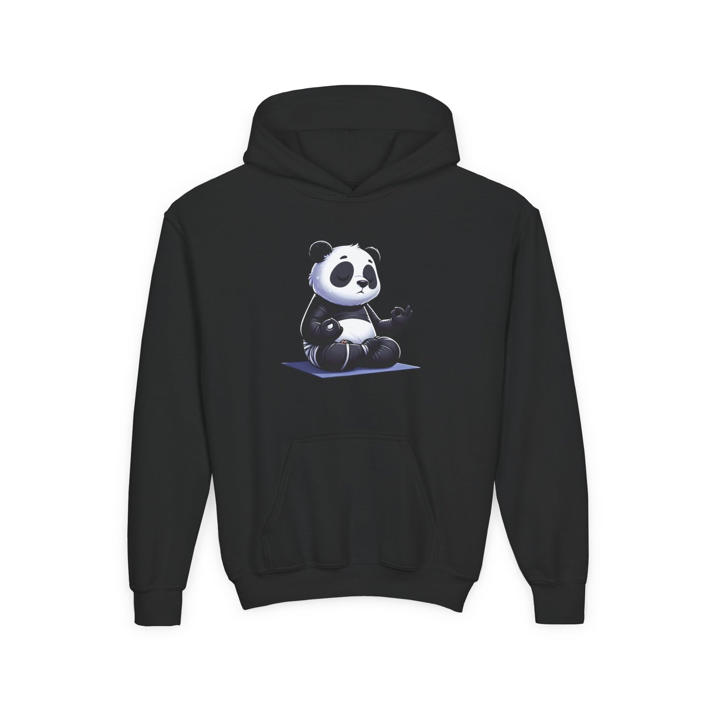 Kids Panda Yoga Hoodie — Cute Meditating Panda Sweatshirt for Children