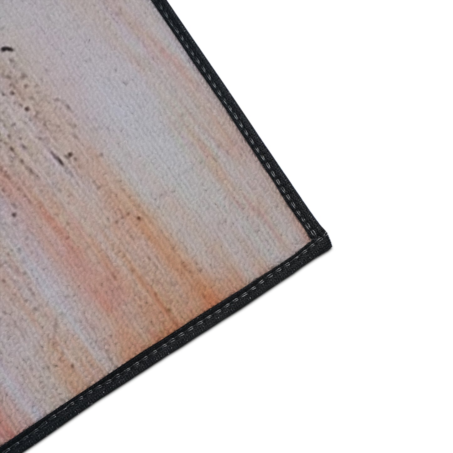 Abstract Art Heavy-Duty Floor Mat — Vibrant Brushstroke Entry Rug