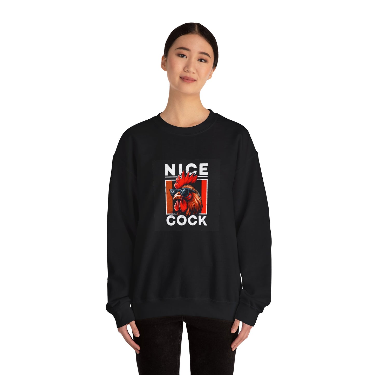 Nice Cock Rooster Crewneck Sweatshirt