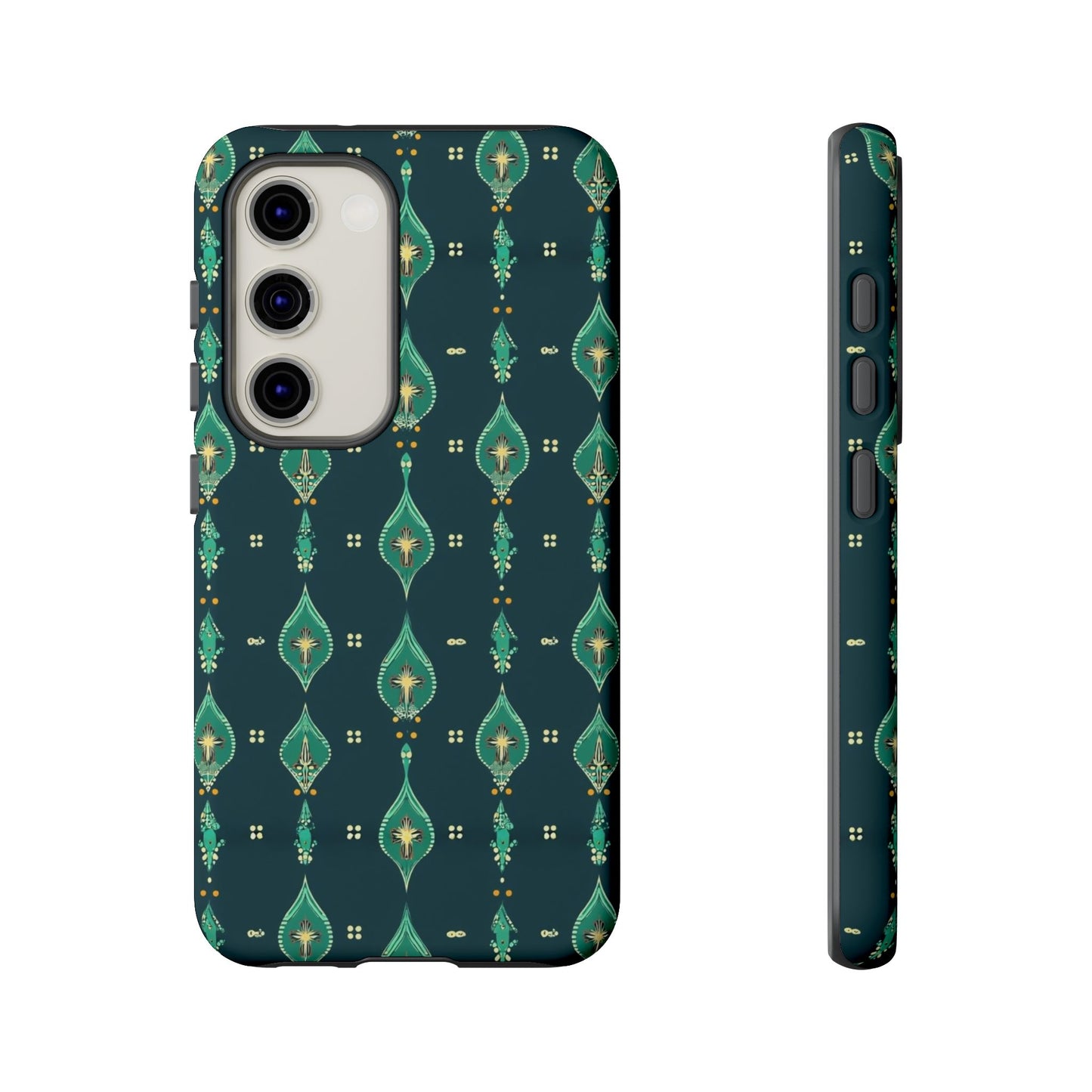 Emerald Boho Teardrop Phone Case
